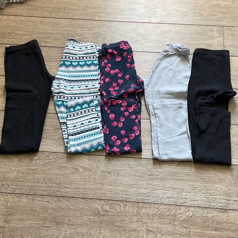 Gymboree Kids Leggings - Black, Gray, and Multicolor